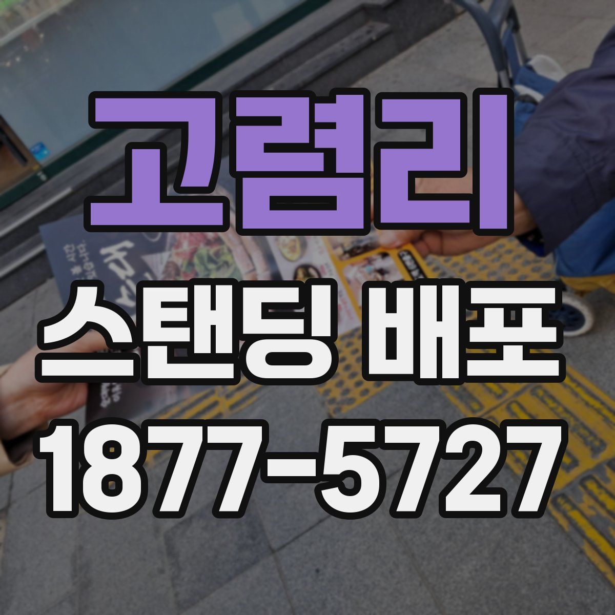 고렴리 스탠딩 배포