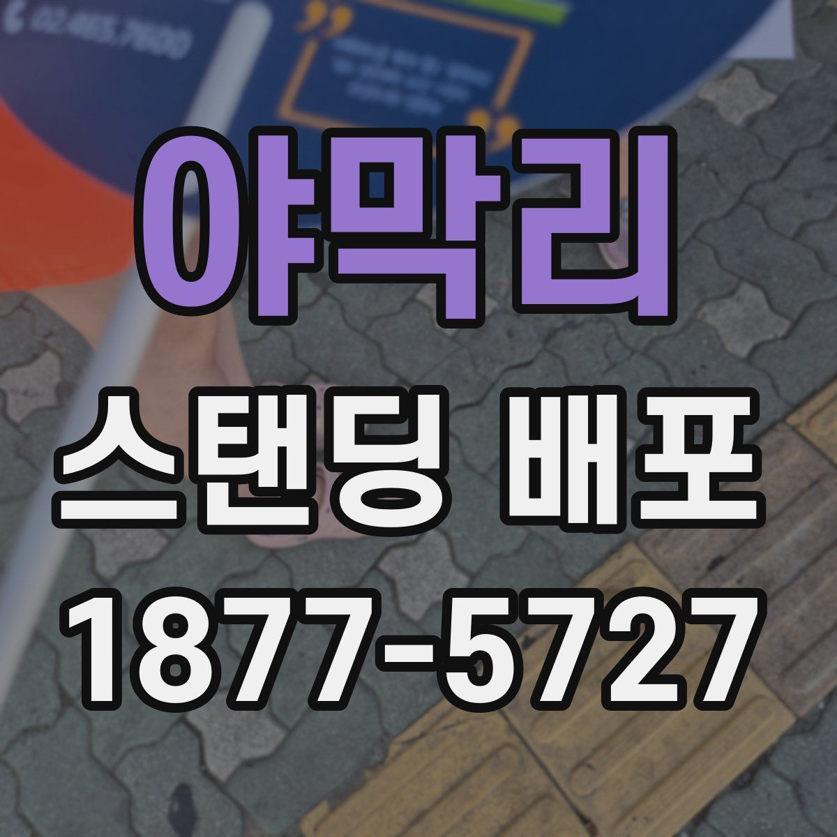 야막리 스탠딩 배포