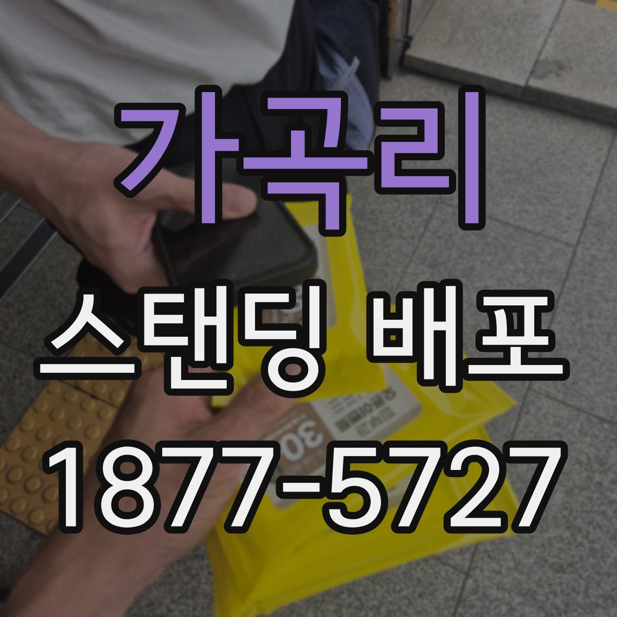 가곡리 스탠딩 배포