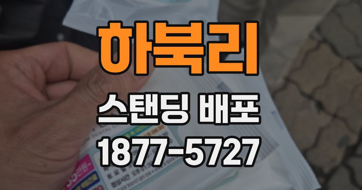 하북리 스탠딩 배포
