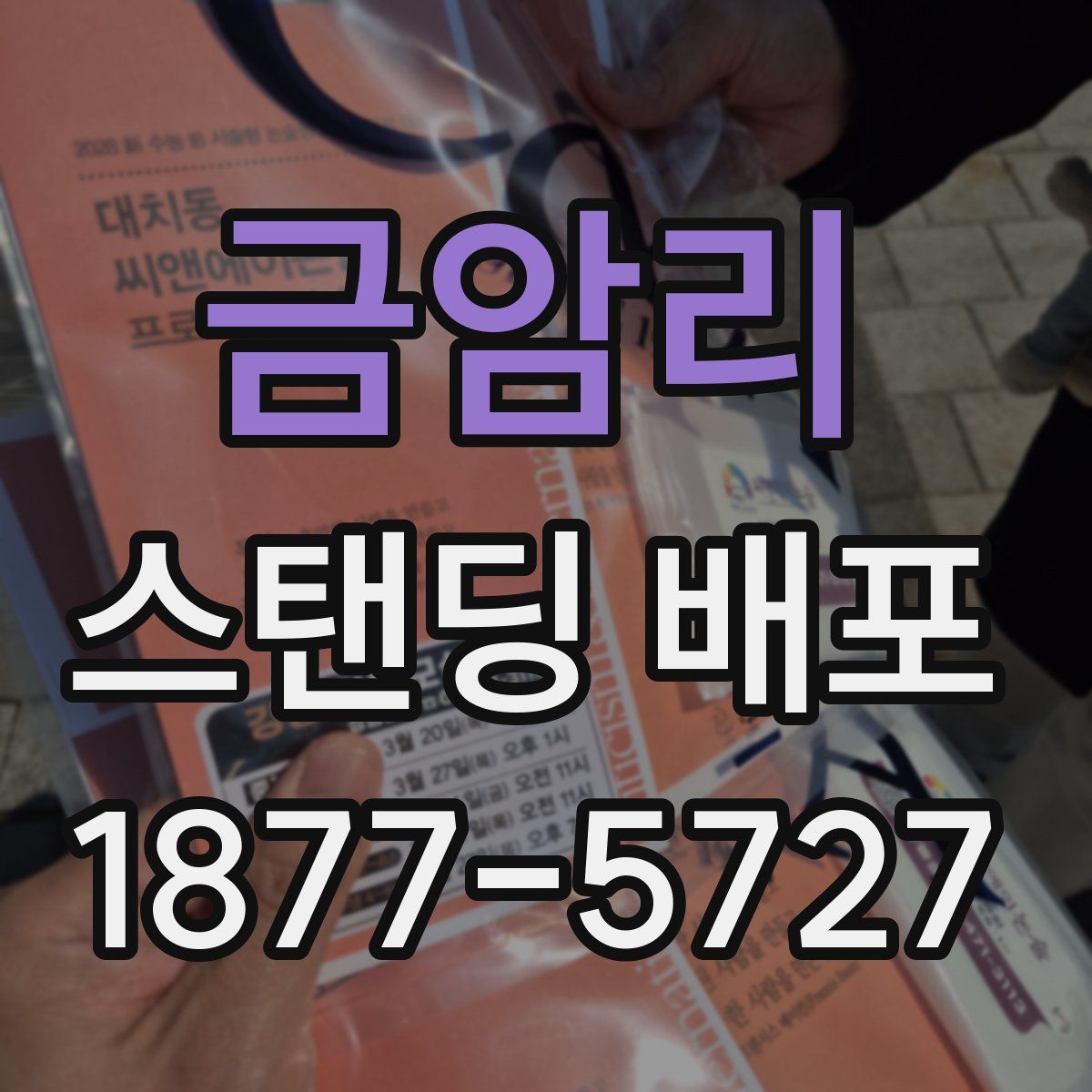 금암리 스탠딩 배포