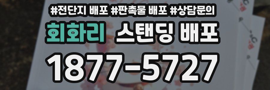 회화리 스탠딩 배포