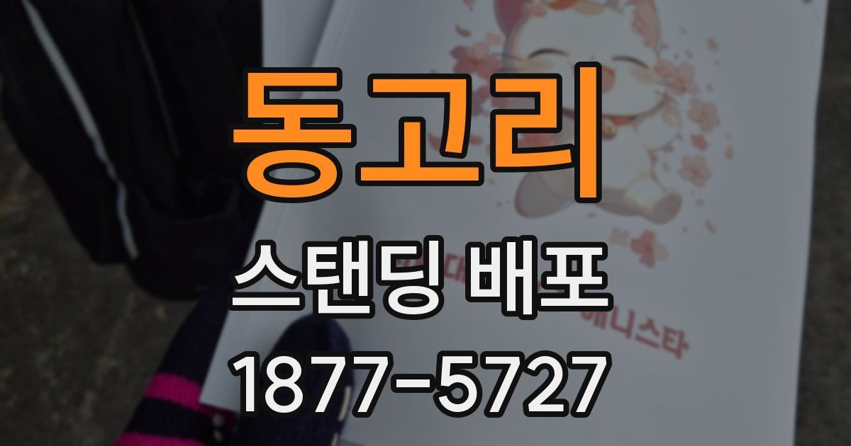 동고리 스탠딩 배포