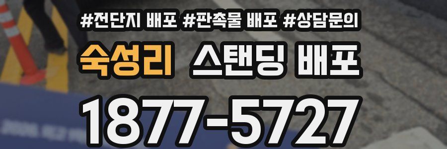 숙성리 스탠딩 배포