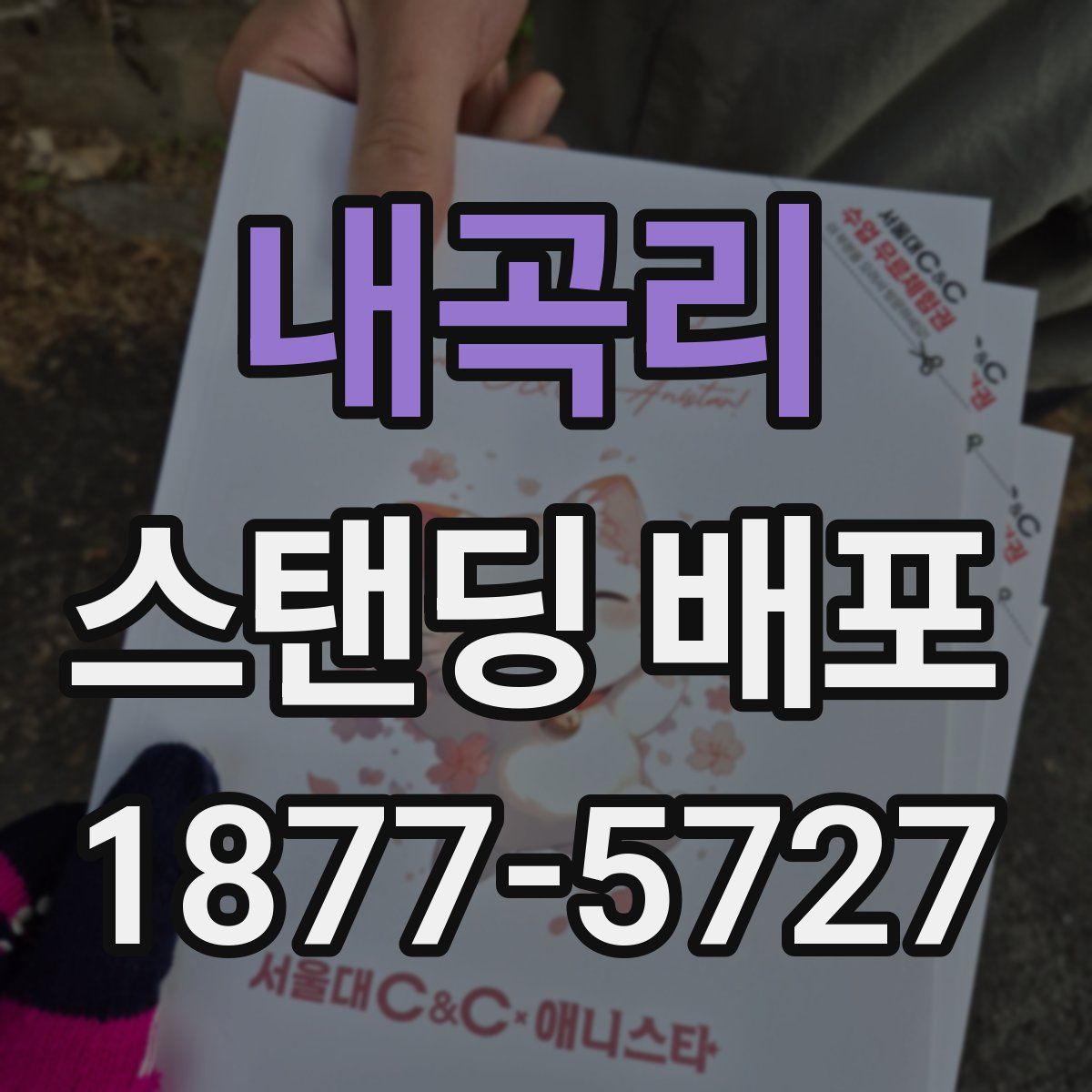 내곡리 스탠딩 배포