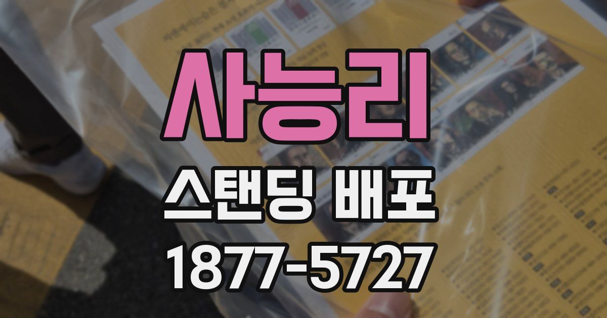 사능리 스탠딩 배포