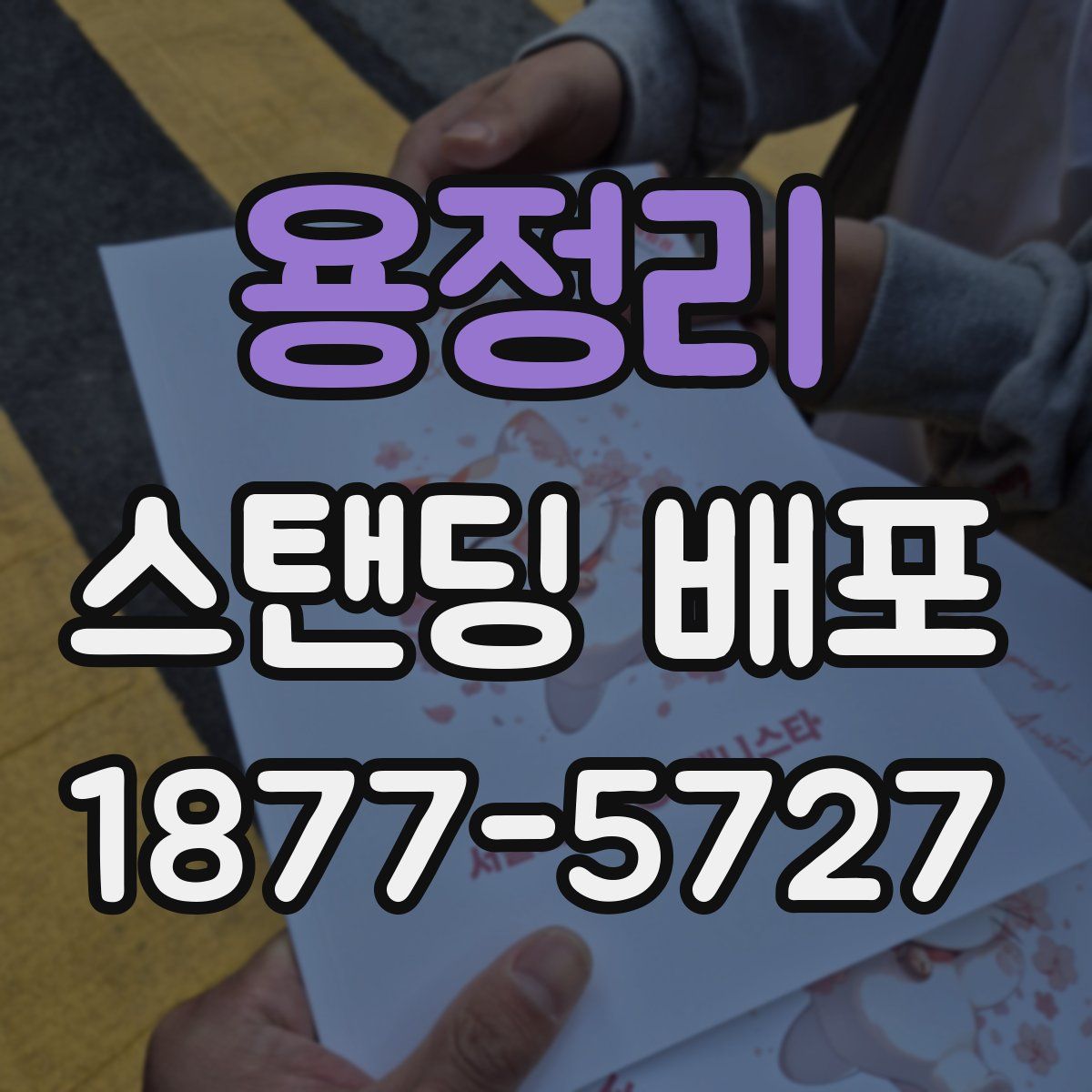 용정리 스탠딩 배포