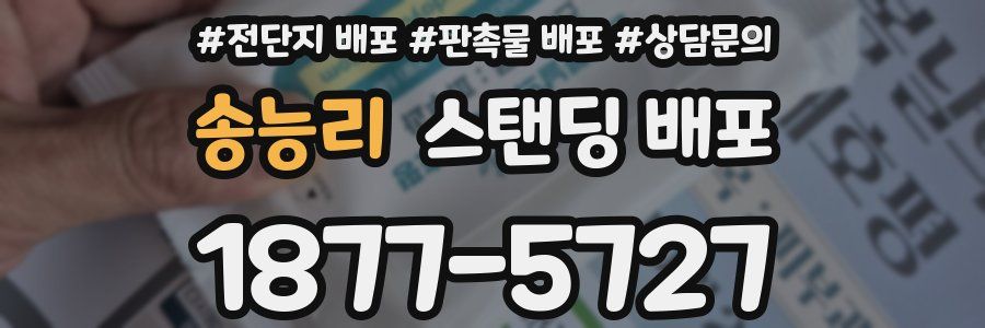 송능리 스탠딩 배포