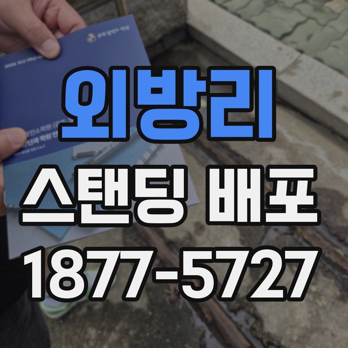 외방리 스탠딩 배포