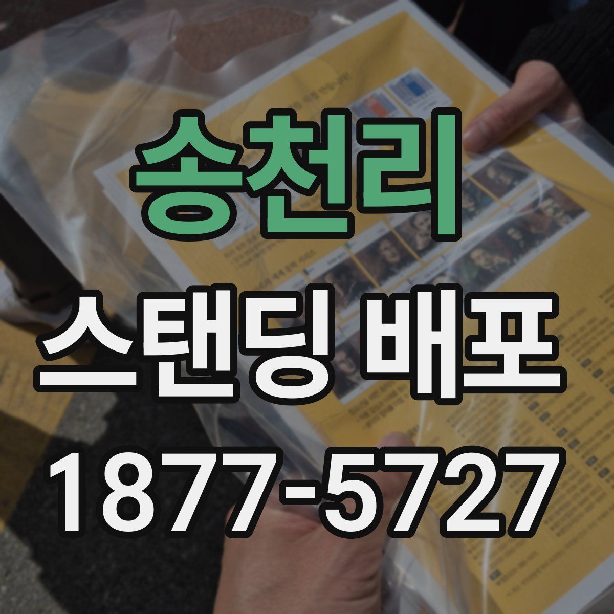 송천리 스탠딩 배포