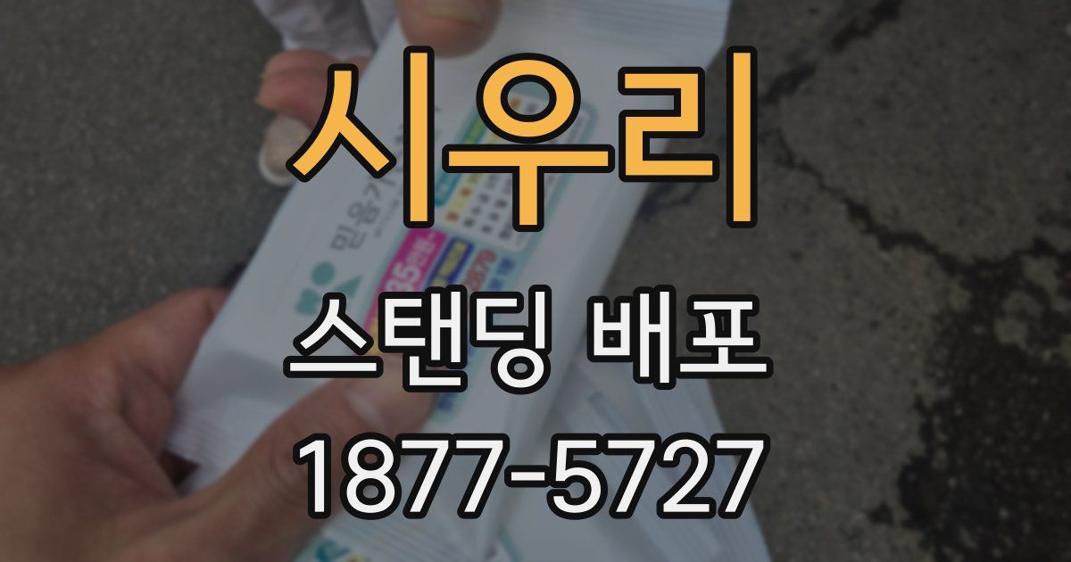 시우리 스탠딩 배포