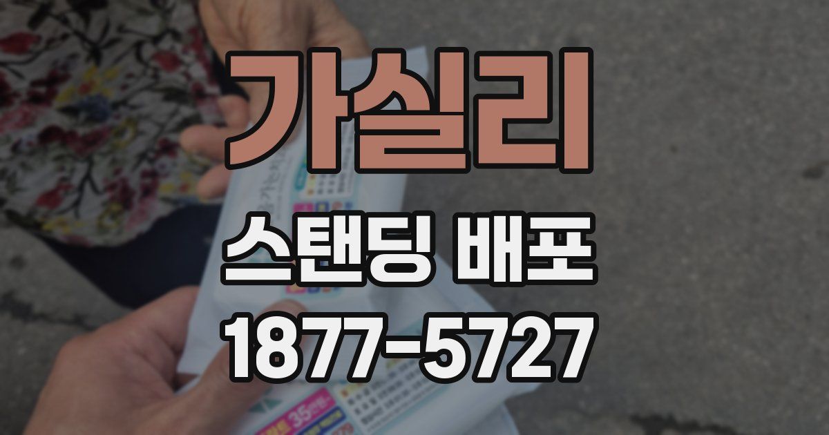 가실리 스탠딩 배포