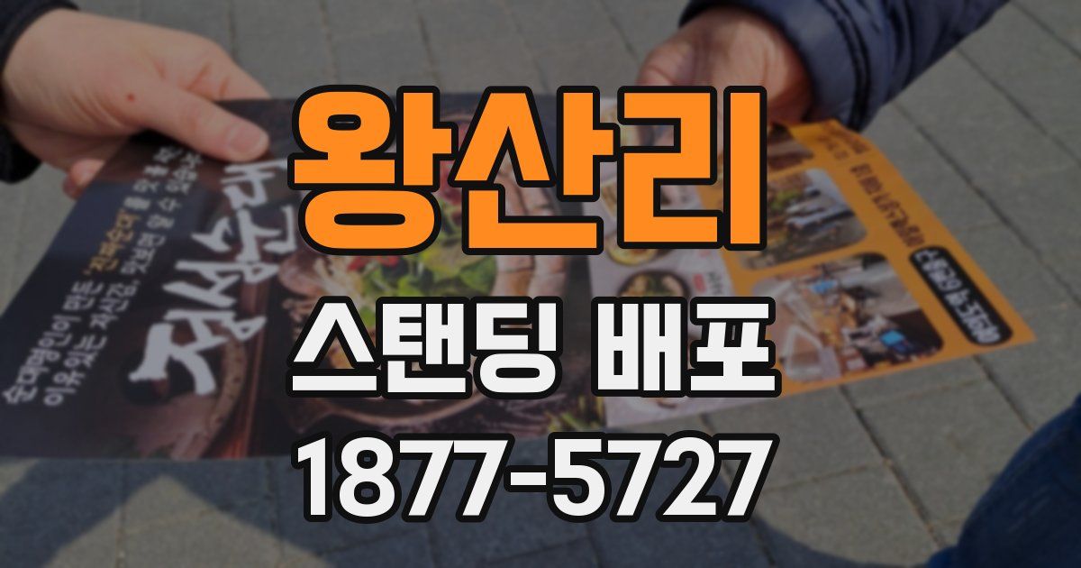 왕산리 스탠딩 배포