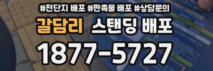 갈담리 스탠딩 배포