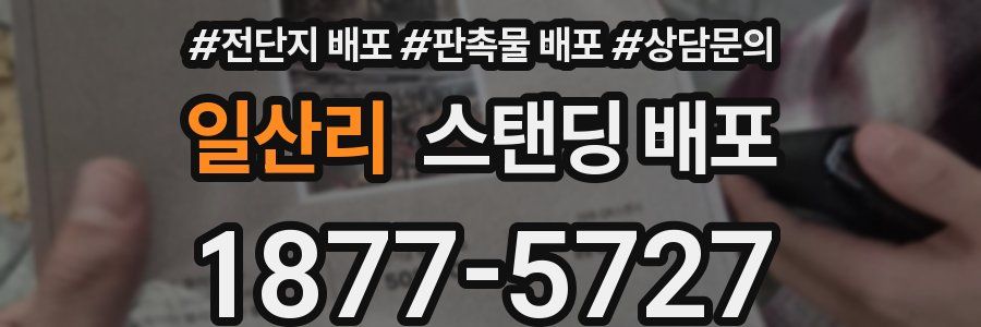 일산리 스탠딩 배포