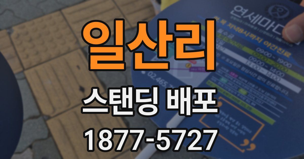 일산리 스탠딩 배포