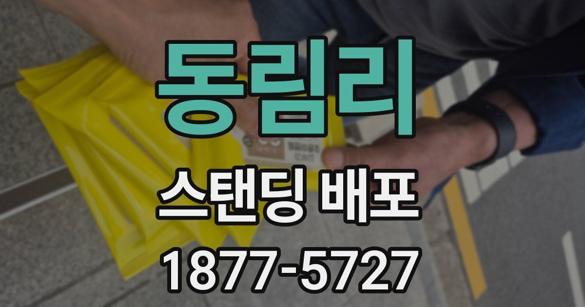 동림리 스탠딩 배포