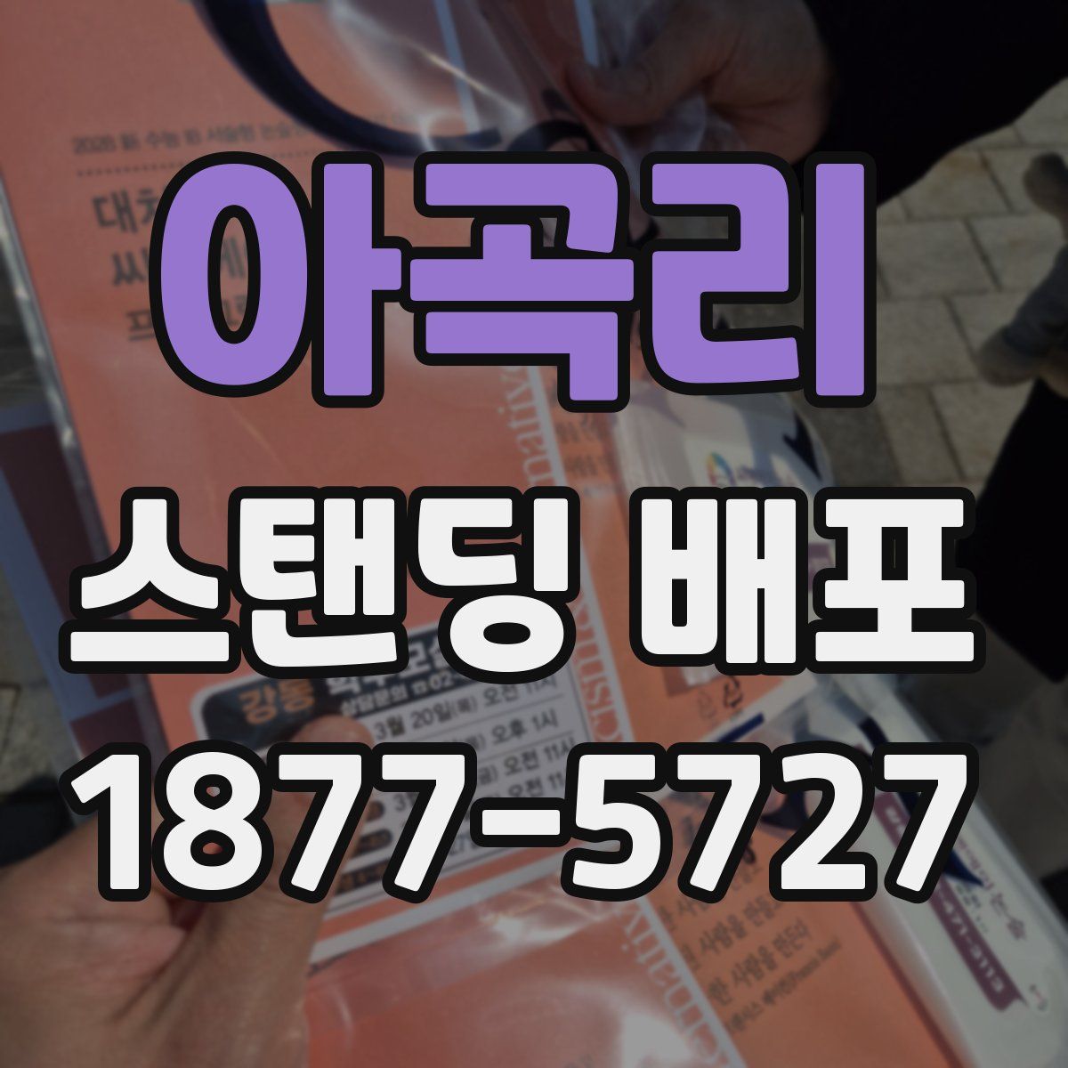 아곡리 스탠딩 배포