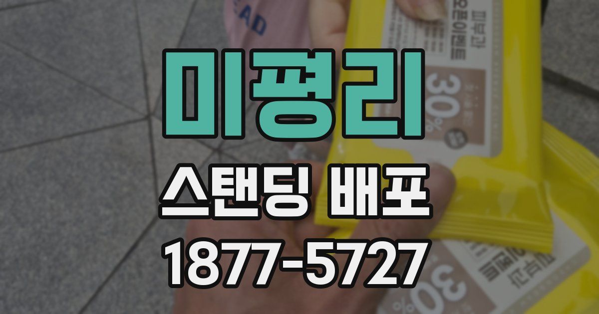 미평리 스탠딩 배포