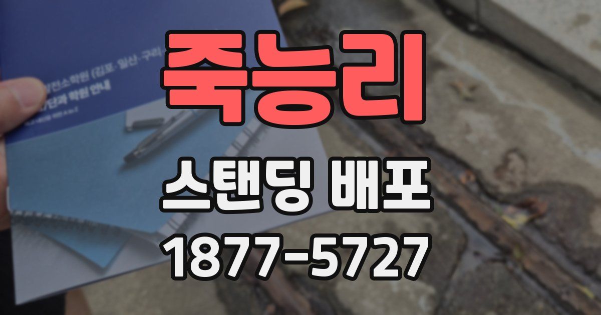 죽능리 스탠딩 배포