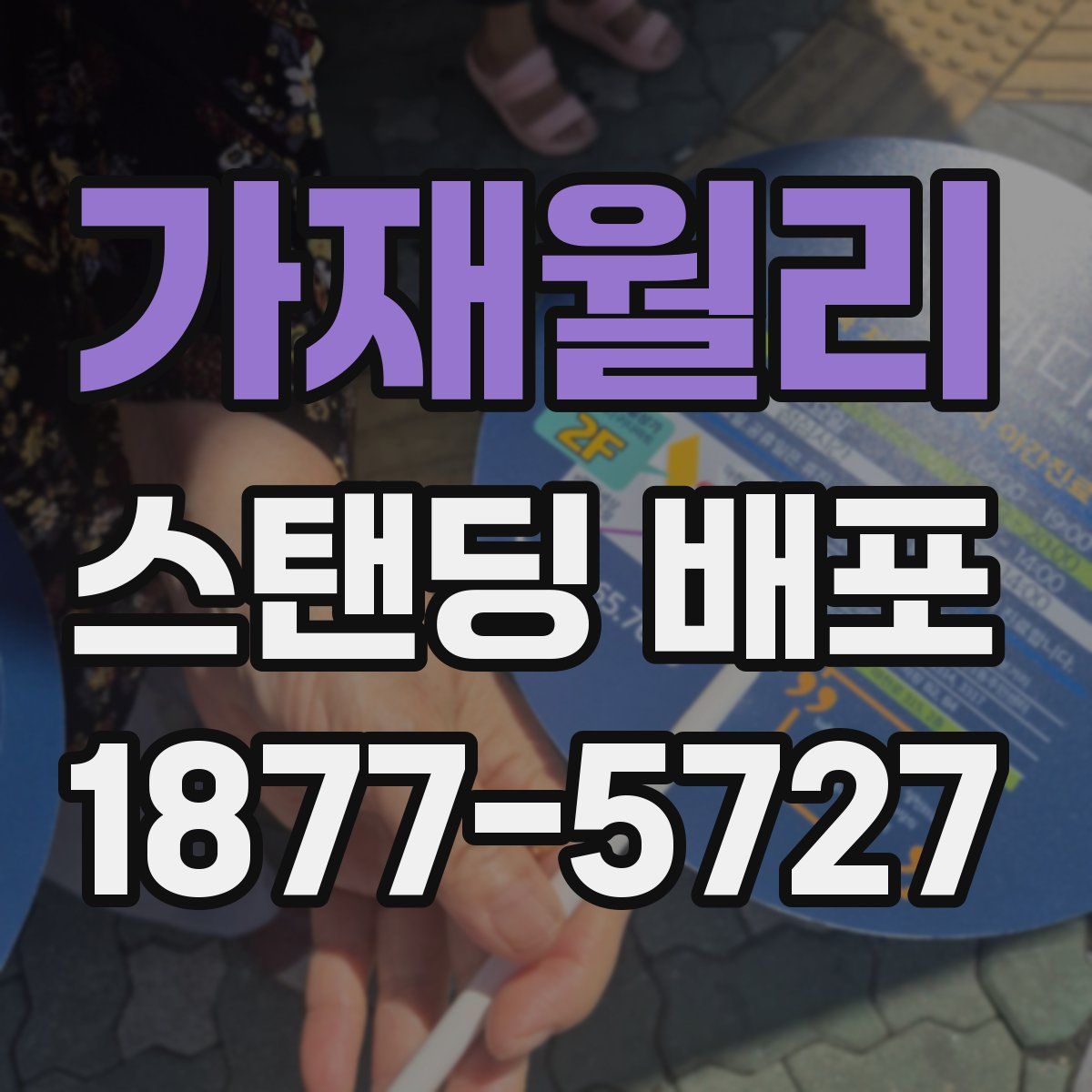 가재월리 스탠딩 배포