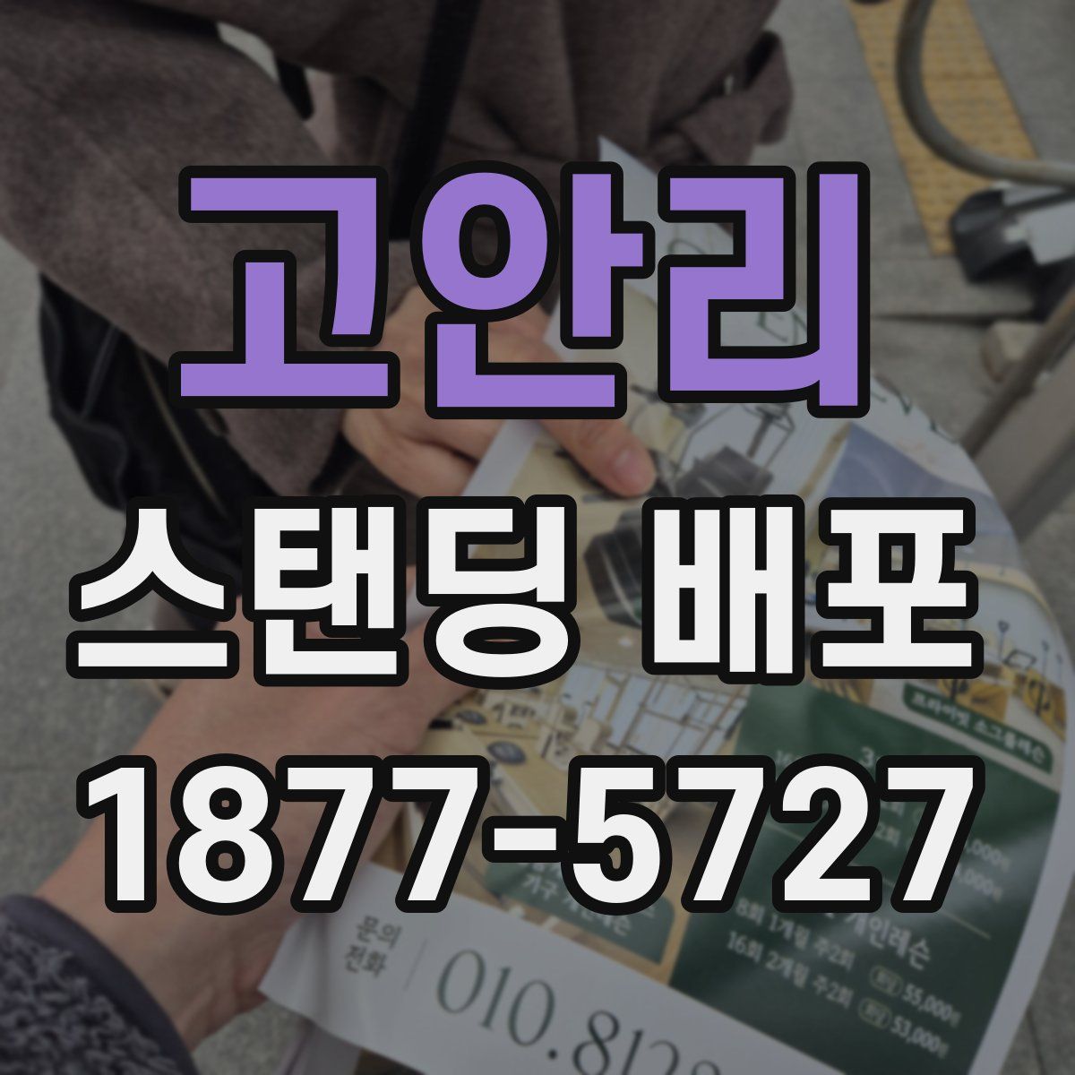 고안리 스탠딩 배포