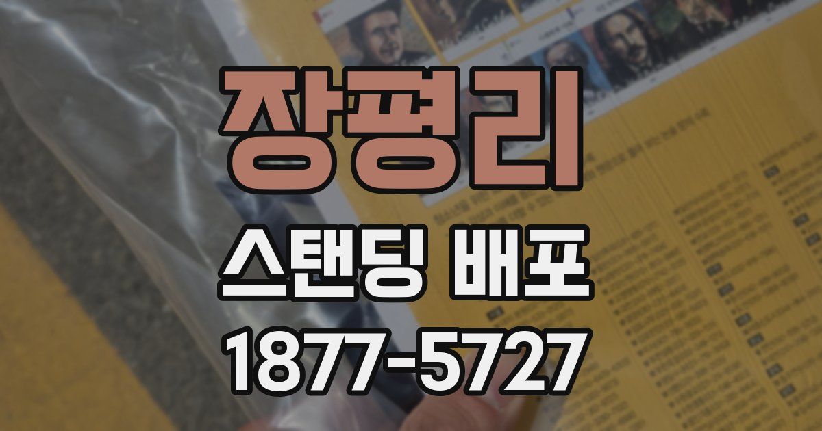 장평리 스탠딩 배포