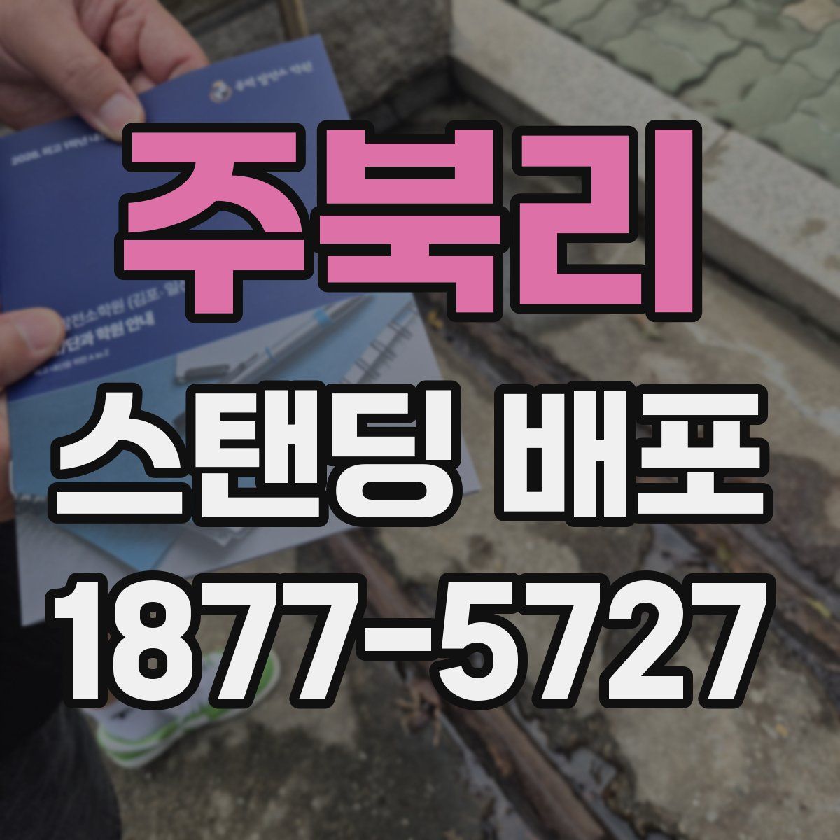 주북리 스탠딩 배포