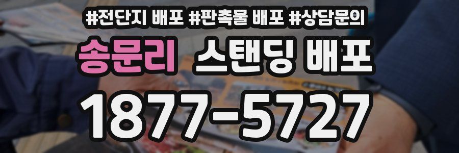 송문리 스탠딩 배포