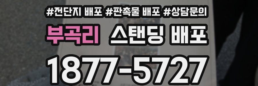 부곡리 스탠딩 배포