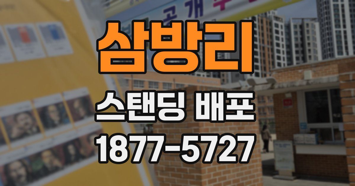 삼방리 스탠딩 배포
