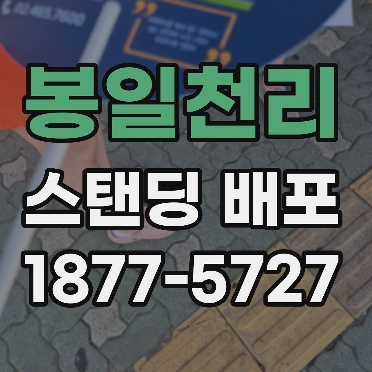 봉일천리 스탠딩 배포