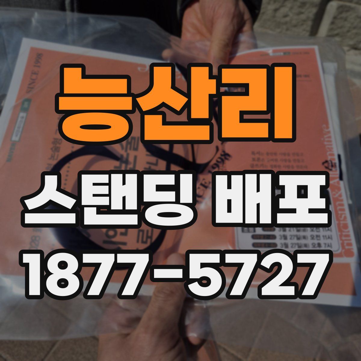 능산리 스탠딩 배포