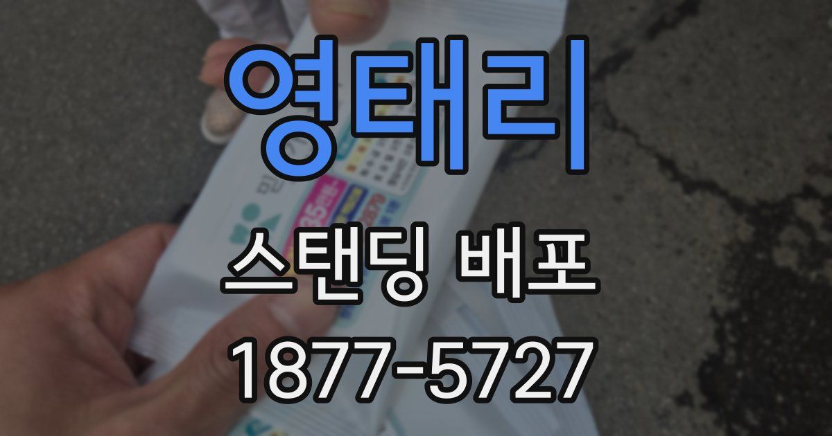 영태리 스탠딩 배포