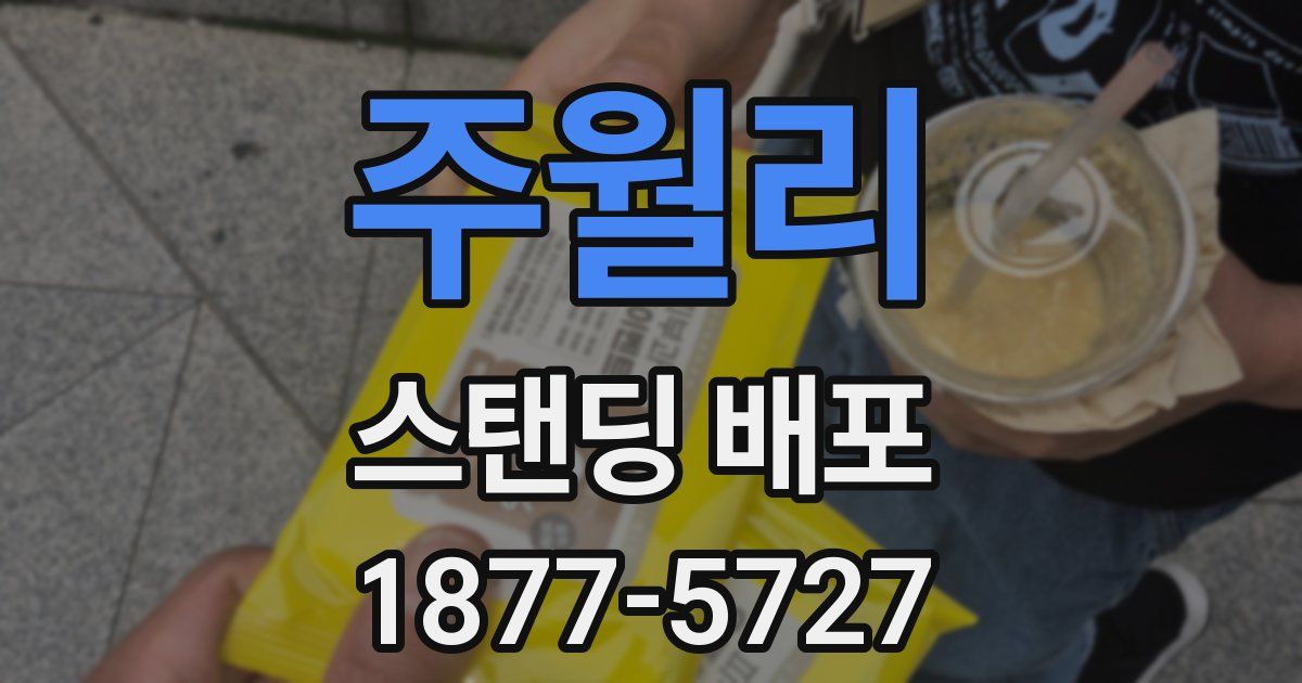 주월리 스탠딩 배포