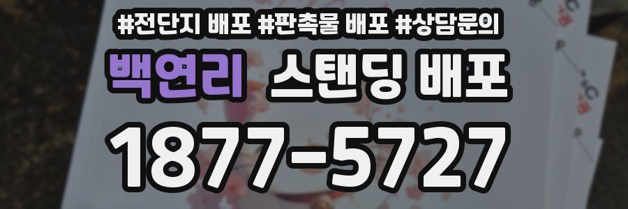 백연리 스탠딩 배포