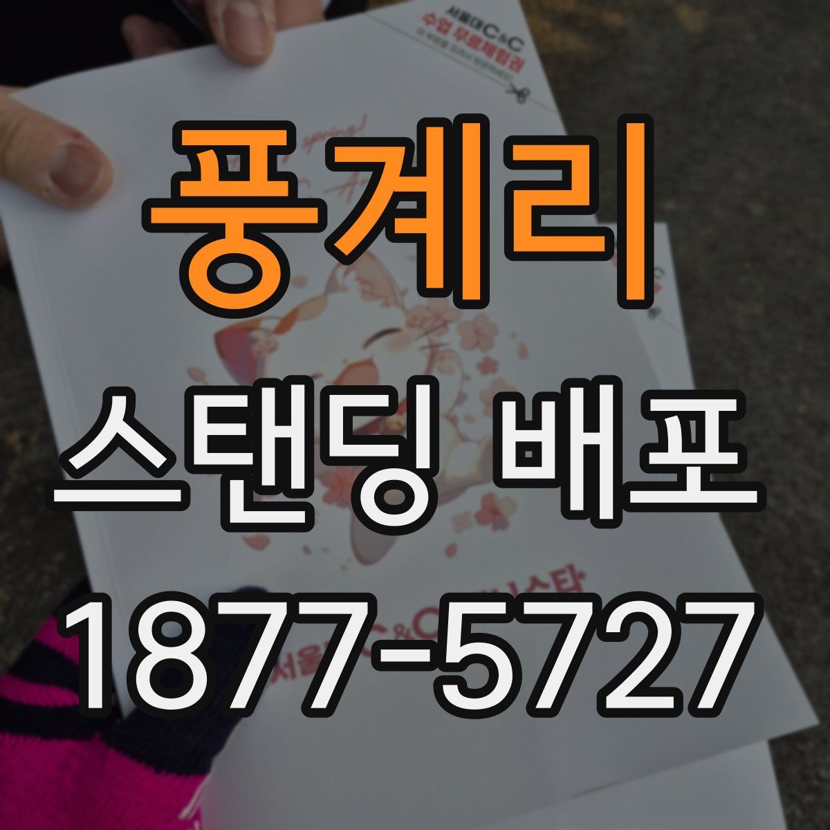 풍계리 스탠딩 배포