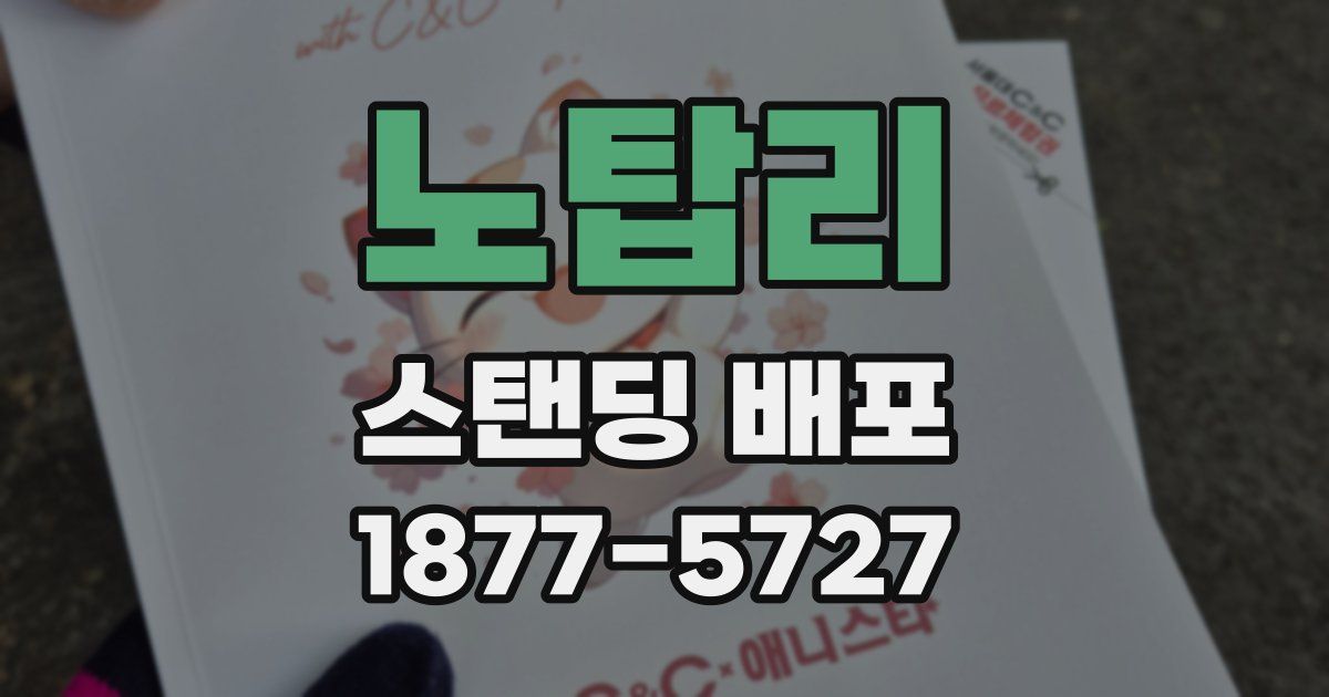노탑리 스탠딩 배포