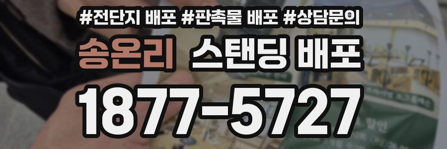 송온리 스탠딩 배포