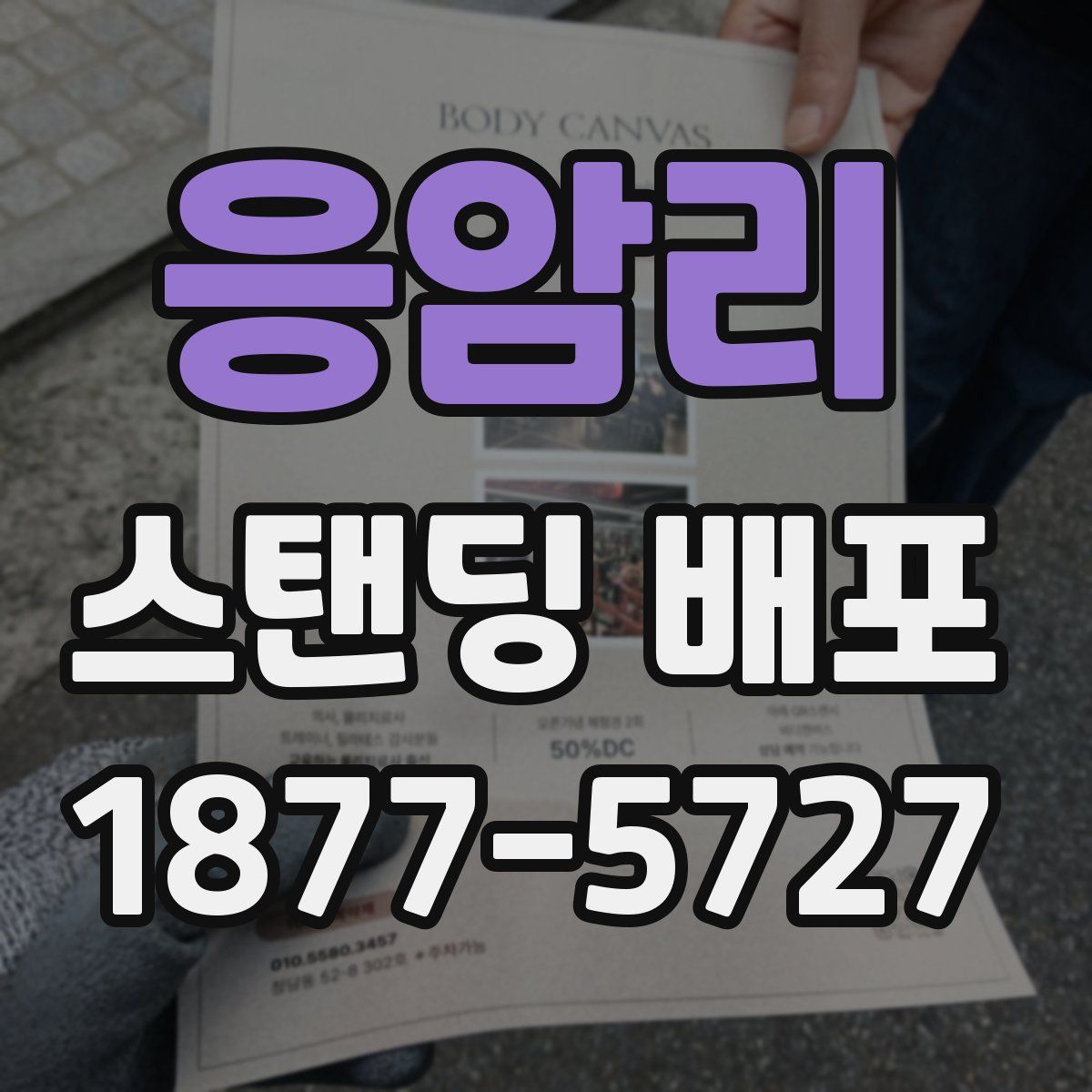 응암리 스탠딩 배포