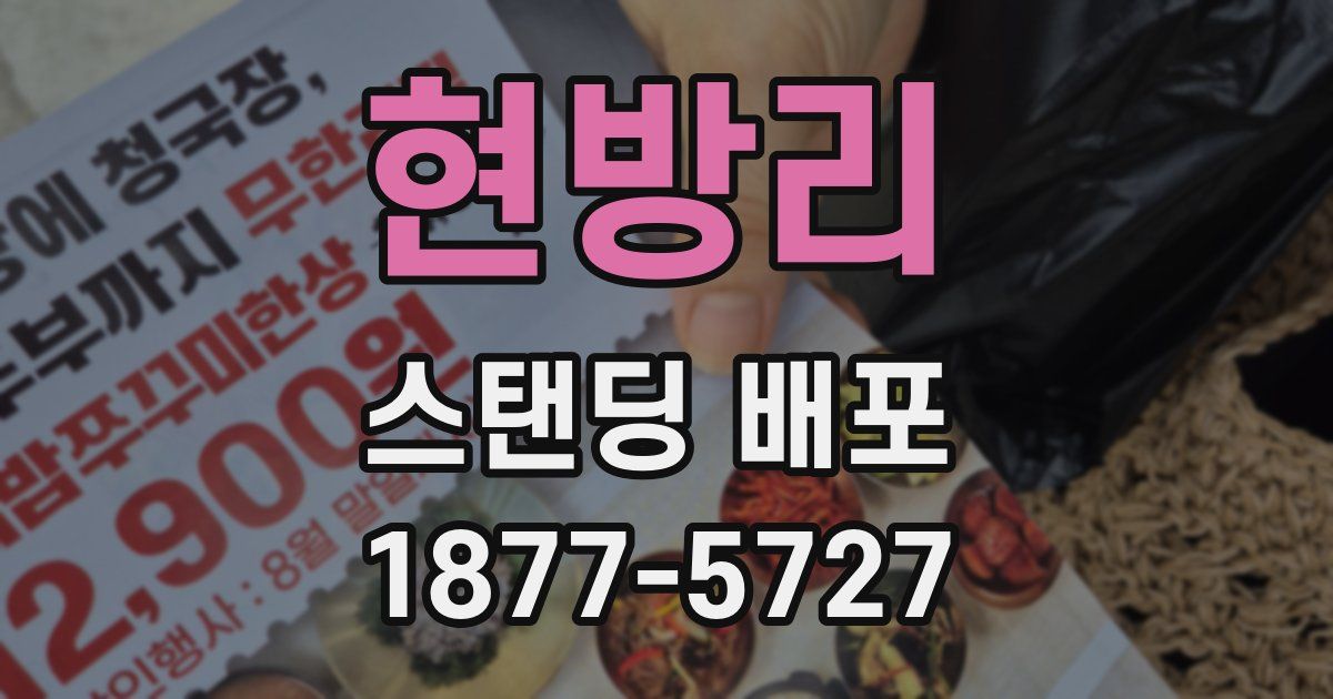 현방리 스탠딩 배포