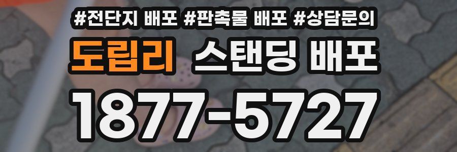 도립리 스탠딩 배포
