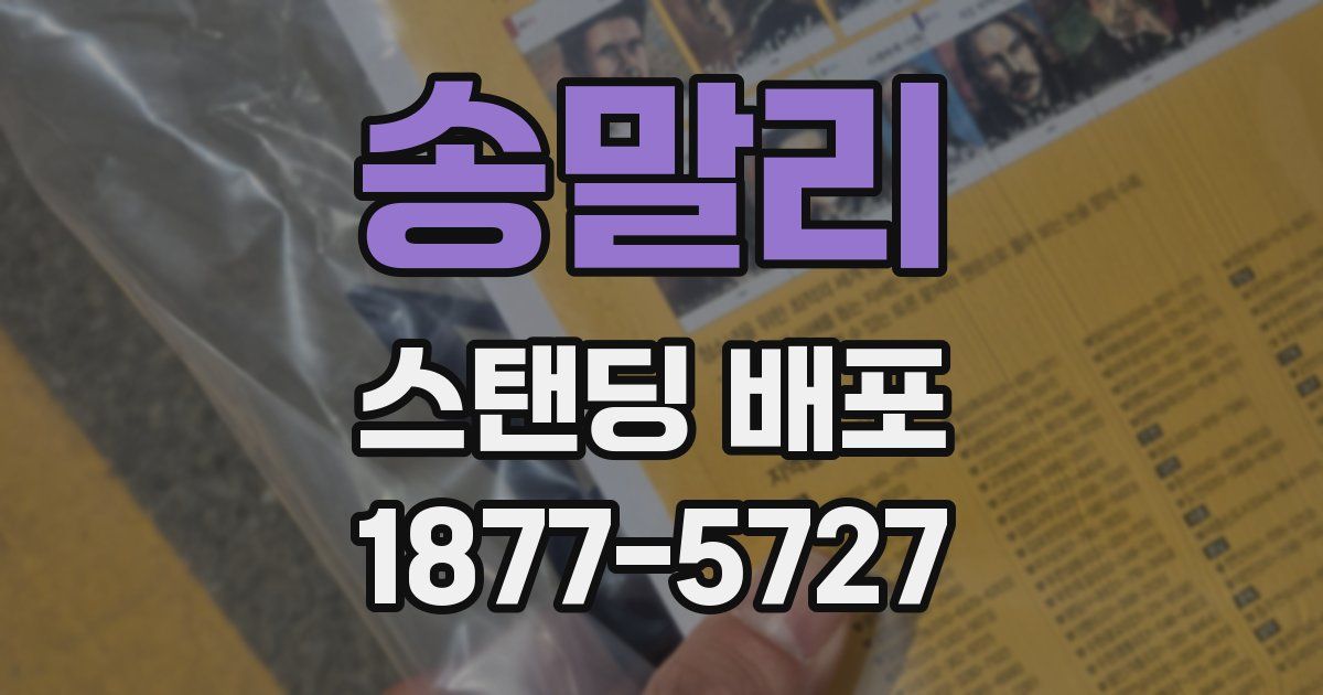 송말리 스탠딩 배포