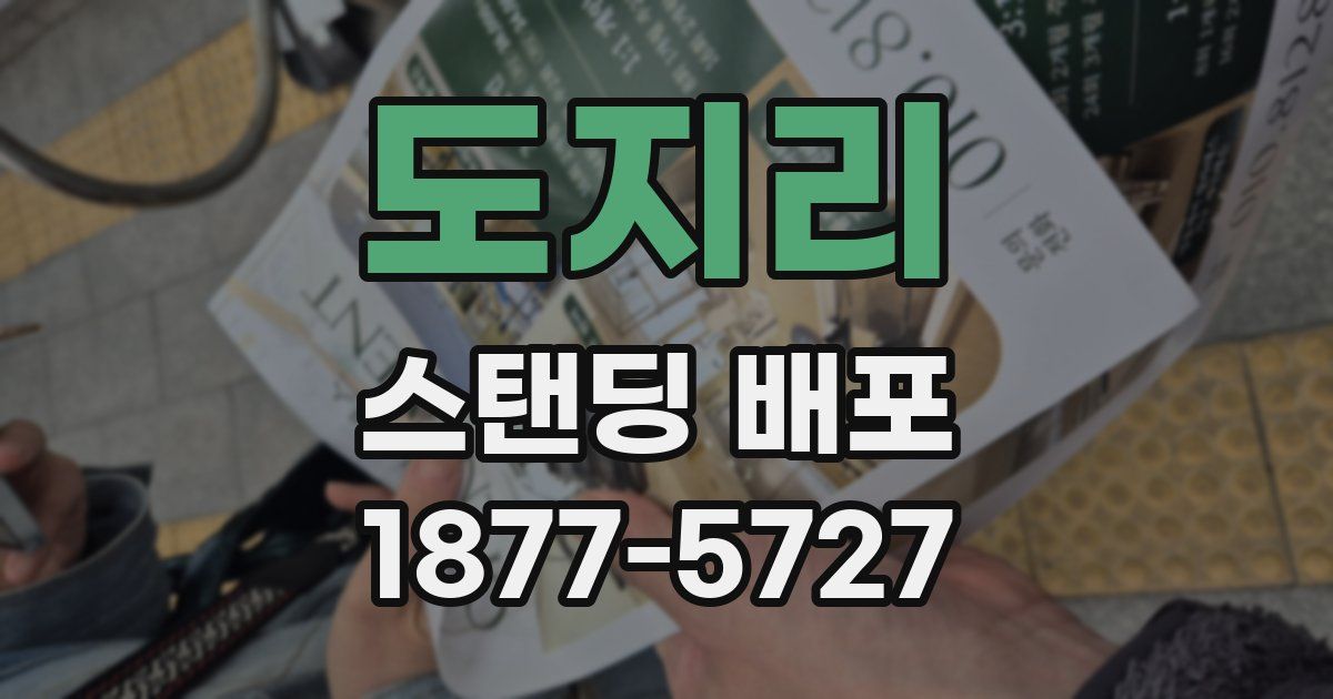 도지리 스탠딩 배포