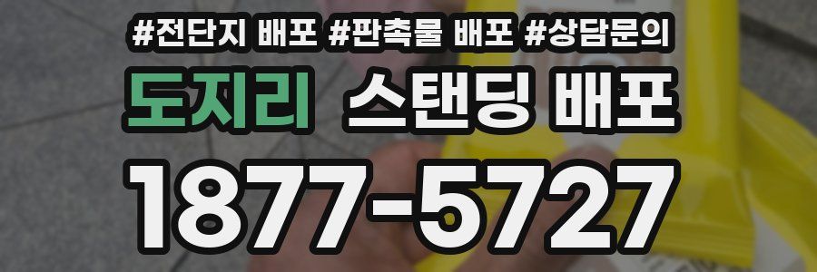 도지리 스탠딩 배포