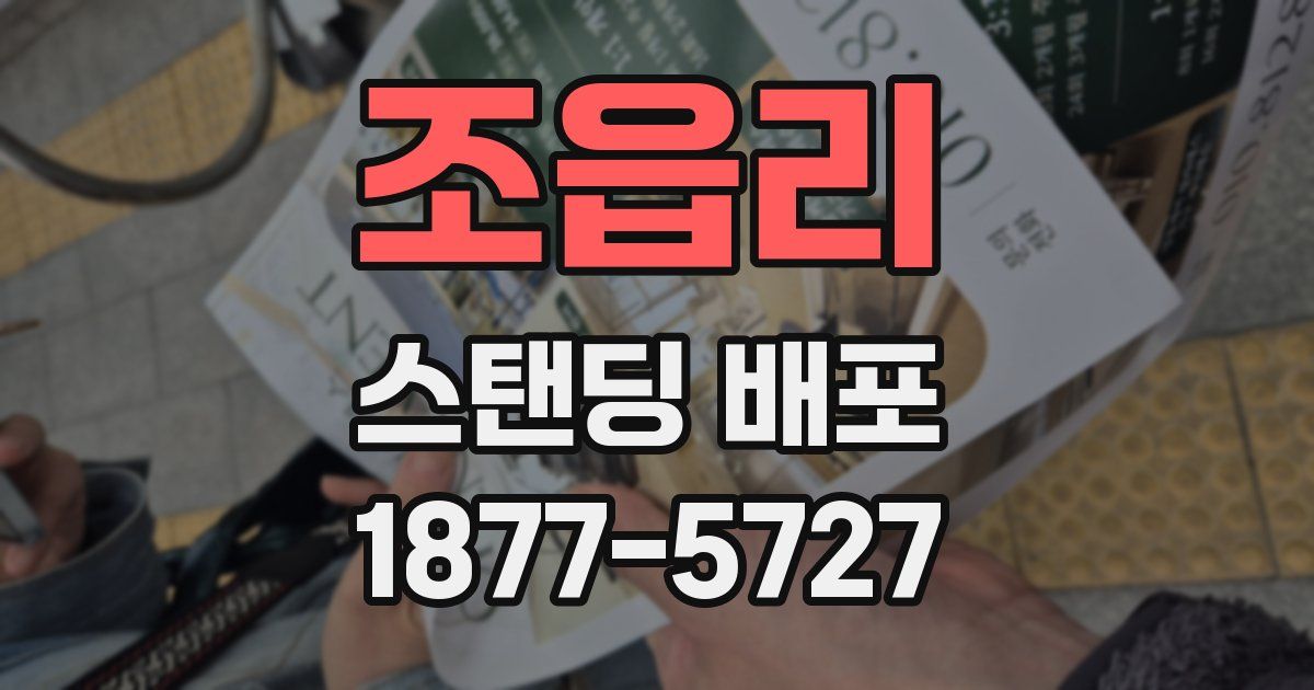 조읍리 스탠딩 배포