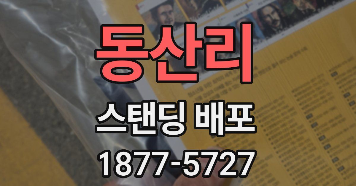동산리 스탠딩 배포