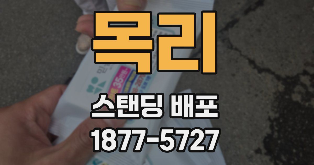 목리 스탠딩 배포