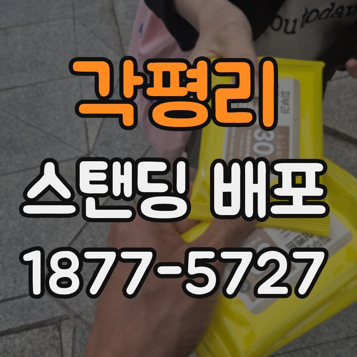 각평리 스탠딩 배포