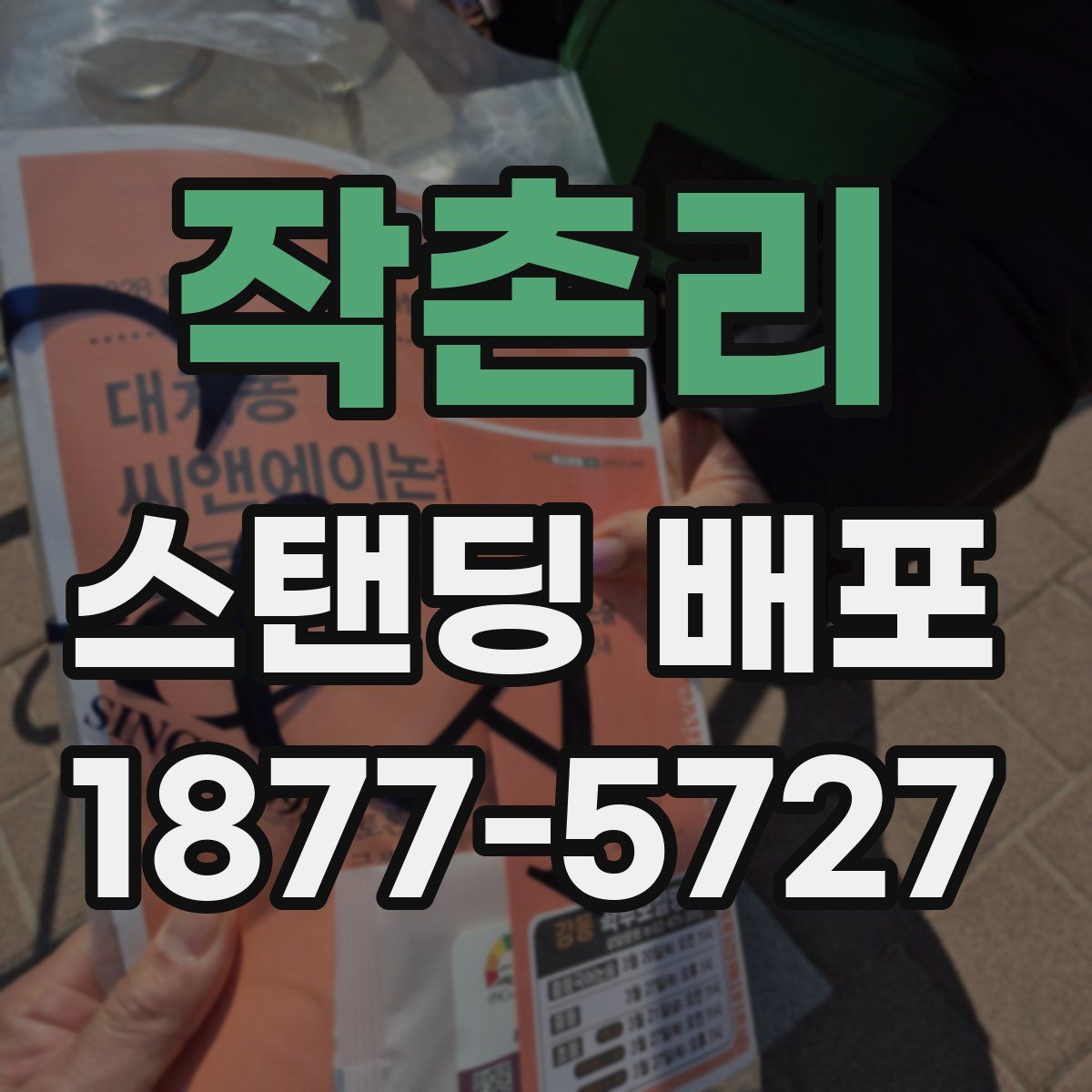 작촌리 스탠딩 배포